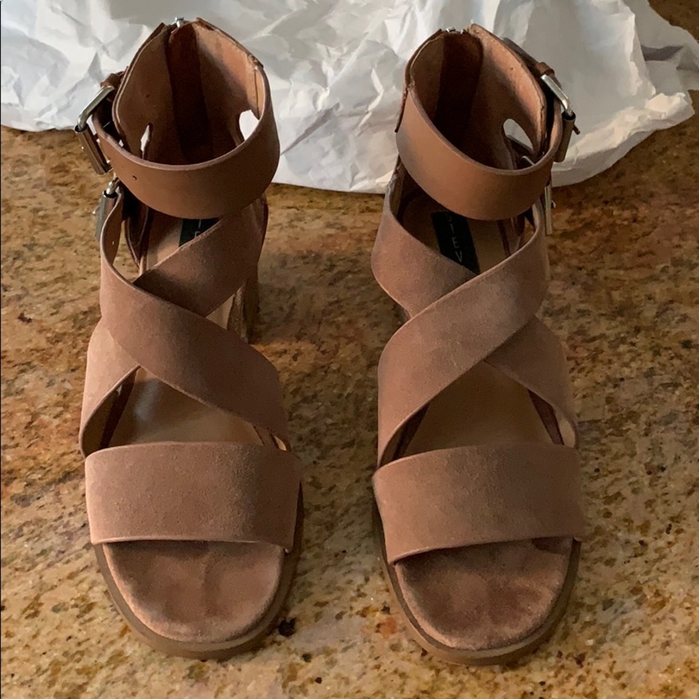 Steve by Steve Madden Strap Mule Heel Sandal